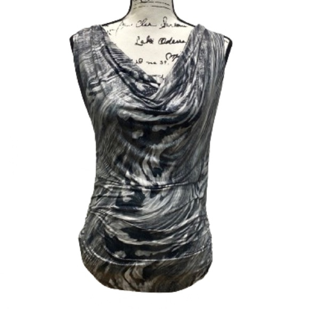 Dots Grey and Silver Top M